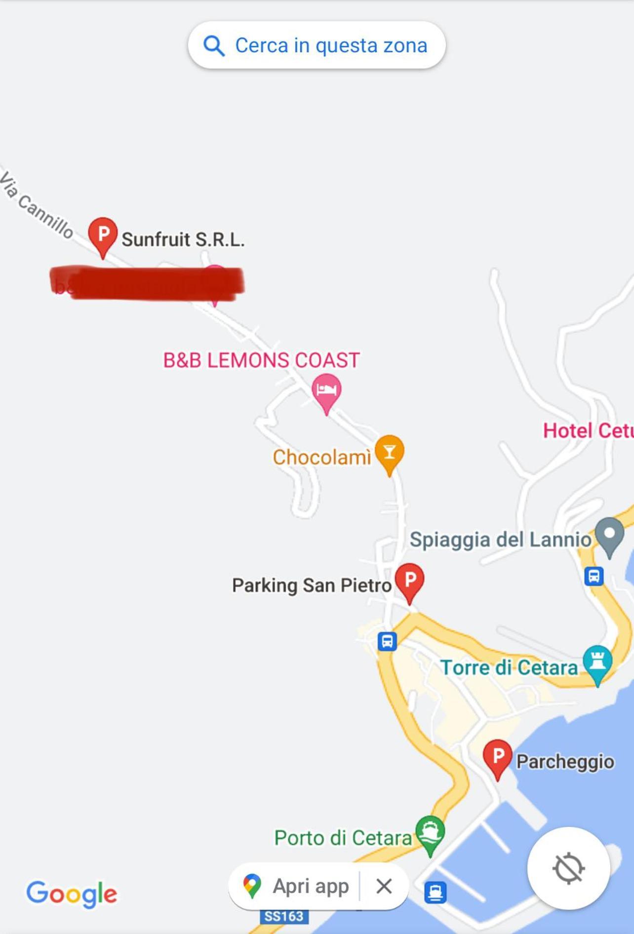 B&B Lemons Coast Cetara Bagian luar foto